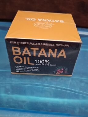 Batana Oil 100% Hair & Scalp Nourishing Oil - Black and Gold Box